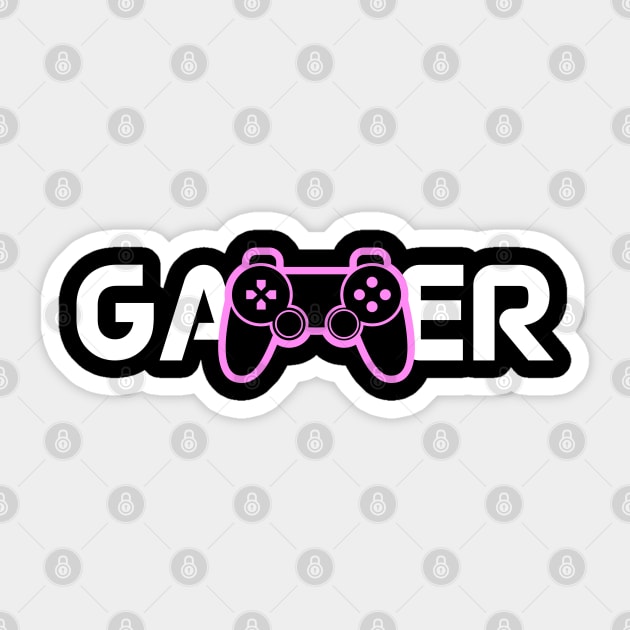 PINK GAMER GIRL MERCH Sticker by Made In Kush